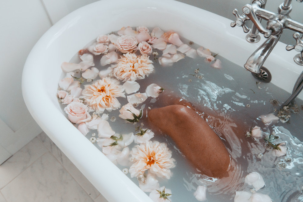 Taking a salts bath can often relieve symptoms of PMDD.